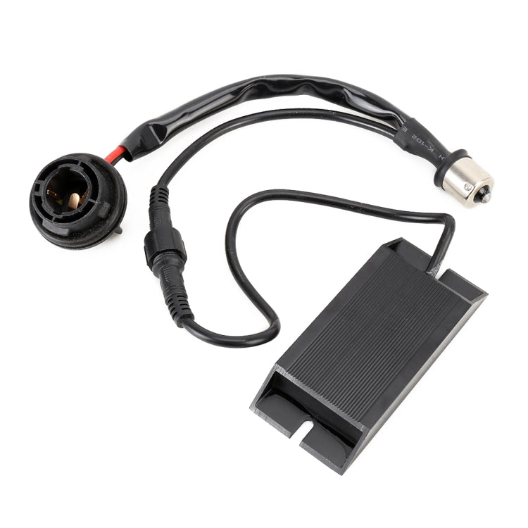 2 PCS 1156 / BAU15S DC12V 50W 6 Ohms Turn Signal / Reversing Light / Brake Light Split Dual Resistance Decoder by bashfashion