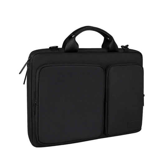 ST11 Polyester Thickened Laptop Bag with Detachable Shoulder Strap, Size:13.3 inch(Black) by bashfashion
