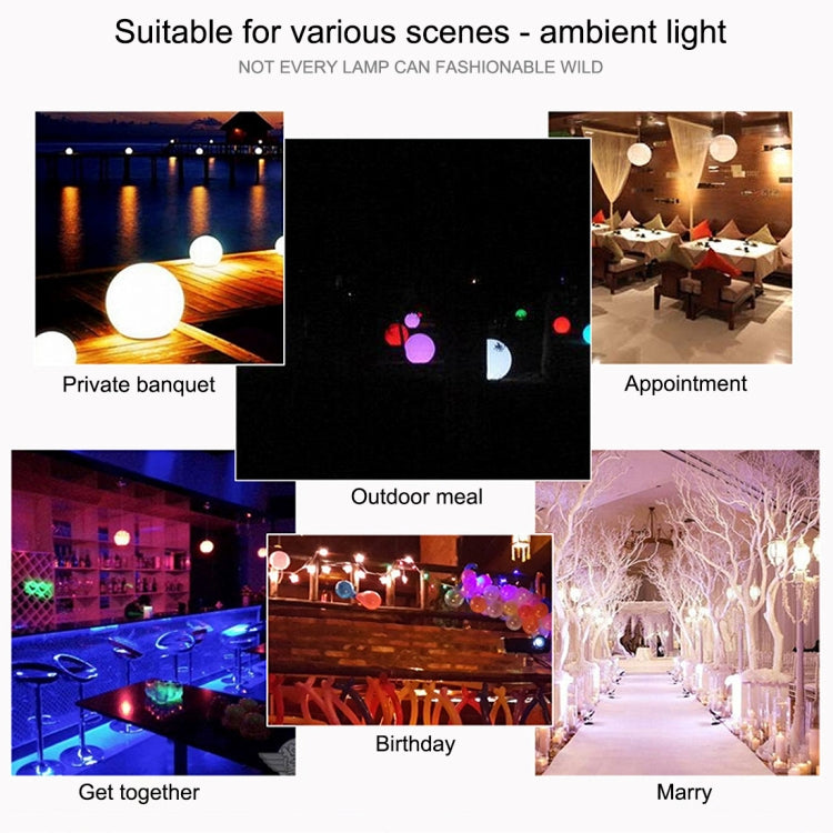 18cm Patted 3D Print Jupiter Lamp, USB Charging 7-Color Changing Energy-saving LED Night Light with Wooden Holder Base by bashfashion