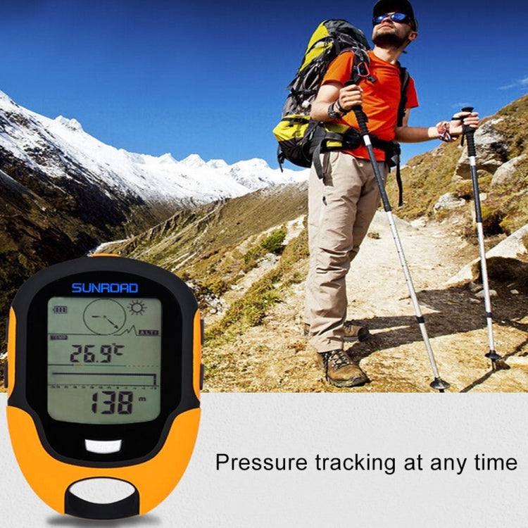 SUNROAD Multifunction LCD Digital Altimeter with Compass & Barometer & Thermometer & Hygrometer & Weather Forecast & LED Torch and Clock by bashfashion