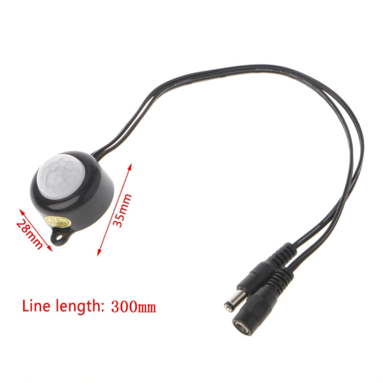 DC 5-24V/5A With Plug for LED Light Bar Human Body Infrared PIR Motion Sensor Switch(White) by bashfashion