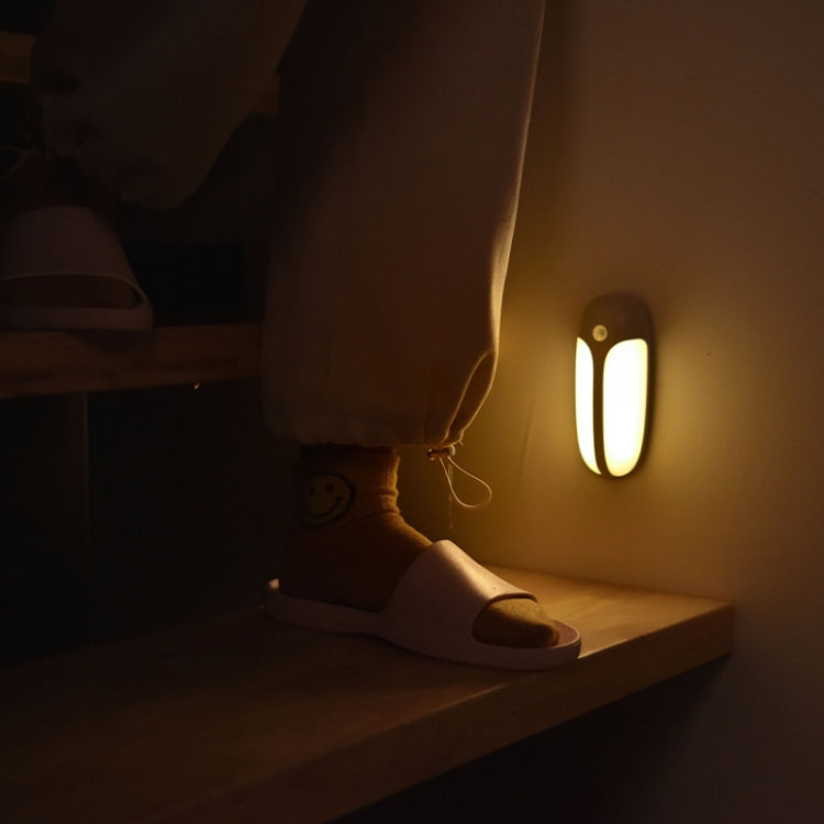 USB Rechargeable Firefly Smart Body Sensor LED Light(White Light) by bashfashion