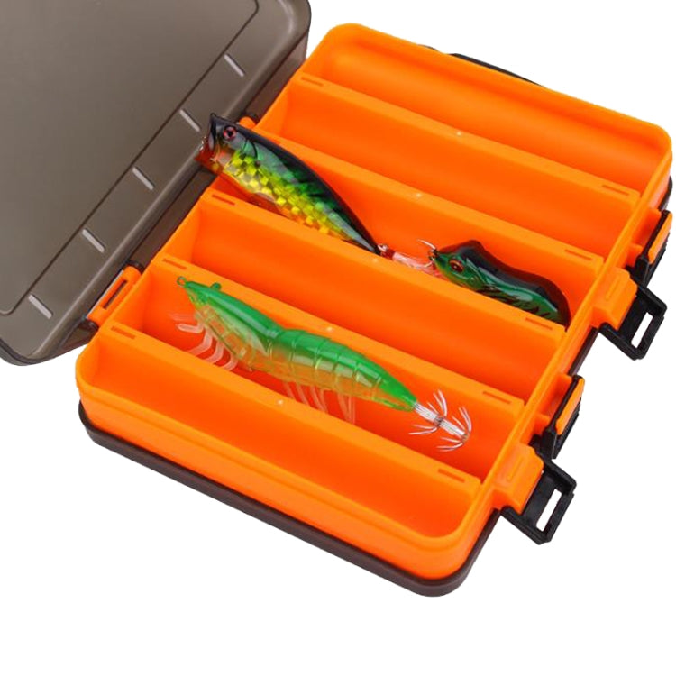 HB326 10 Grids Double Side Luya Tool Box Translucent Bait Organizer(Yellow) by bashfashion