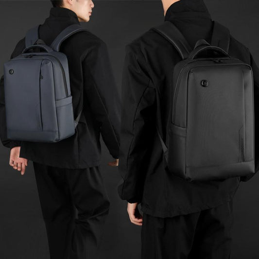 WEPOEWR Men 14-inch Laptop Backpack Waterproof Large Capacity Business Commuter backpack(Gray) by WEPOEWR