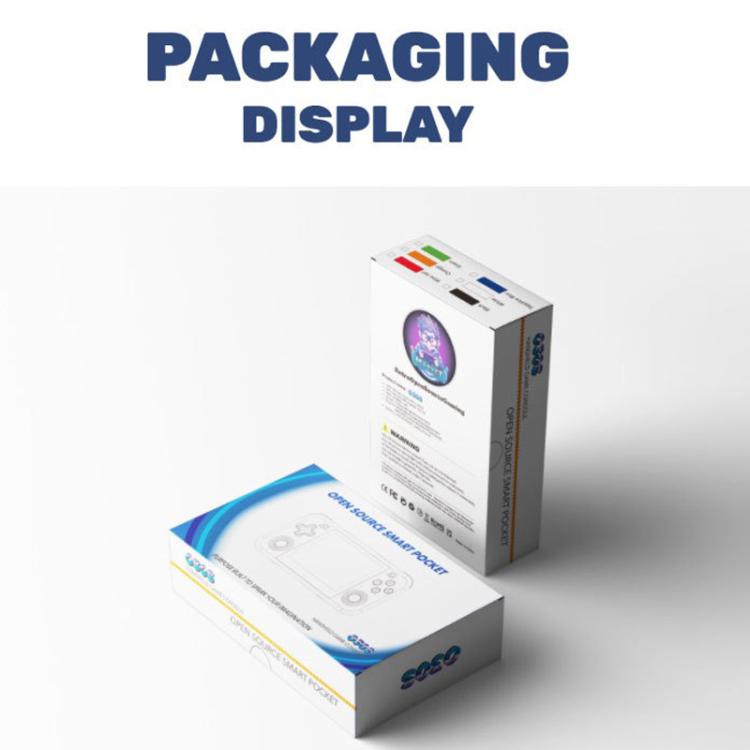 O30S 3.5-inch IPS Screen Open Source Handheld Game Console Linux System, Memory: 128G(Black) by bashfashion