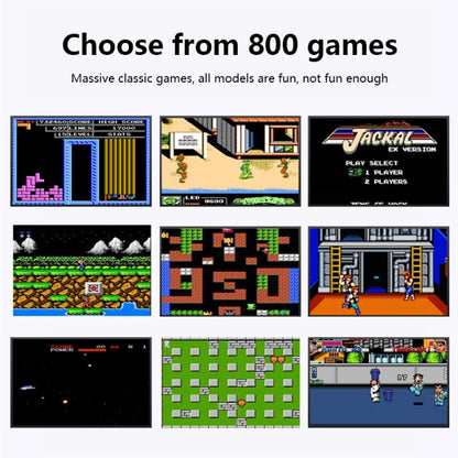 MK800 3.0 inch Macaron Mini Retro Classic Handheld Game Console for Kids Built-in 800 Games, Support AV Output (Green) by bashfashion