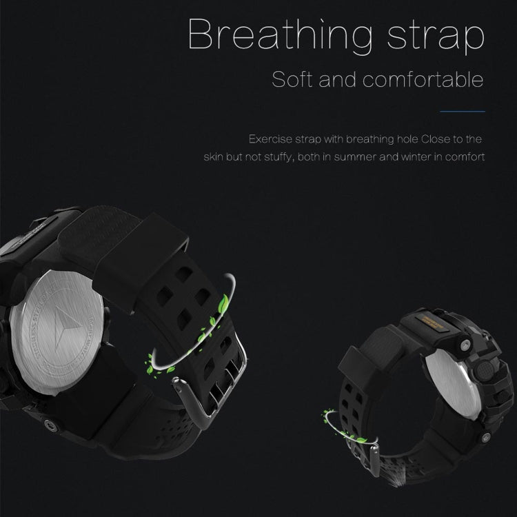 Lokmat MK16 LCD Screen 50m Waterproof Smart Watch, Support Information Reminder / Remote Camera / Walking Motion Monitor(Red) by Lokmat