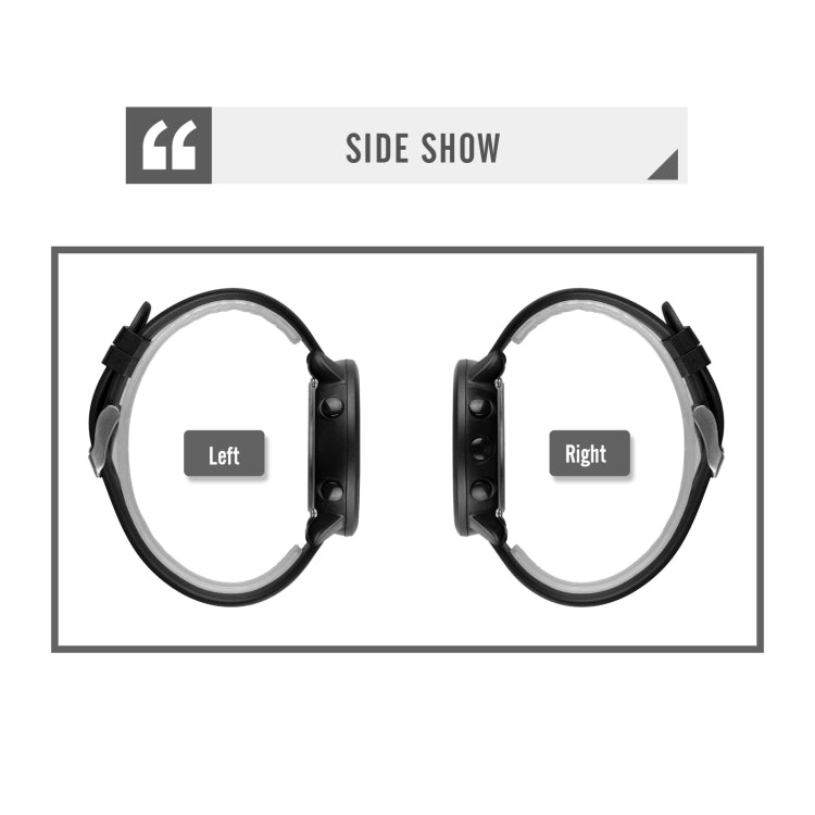 SKMEI 1736 Triplicate Round Dial Timing LED Digital Display Luminous Electronic Watch(Gold and Black) by SKMEI