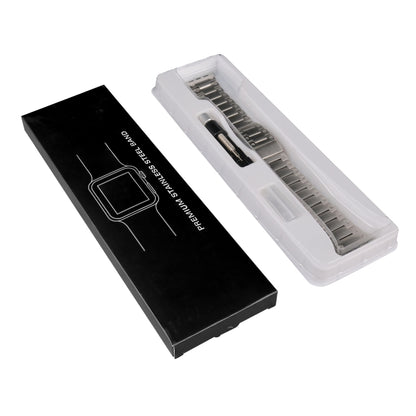 Double Rows Metal Watch Band For Apple Watch SE 2023 40mm(Titanium) by bashfashion