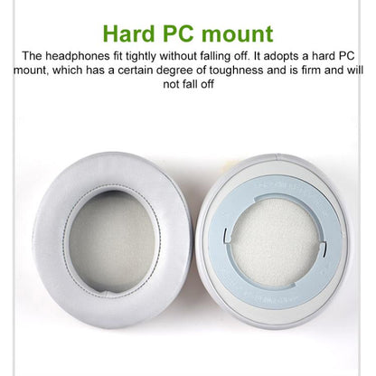 1 Pair Rotating Snap-on Replacement Earpads For Razer Kraken Pro V2, Material:Protein Leather(Black) by bashfashion