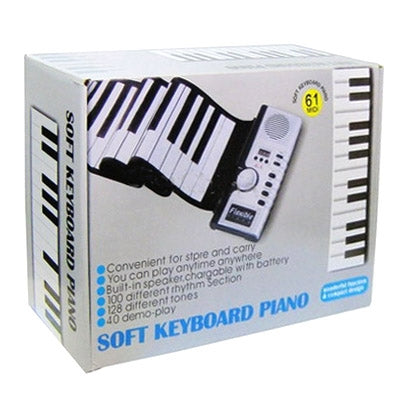 Datopal 61 Key Roll Up Soft Keyboard Piano MIDI by bashfashion