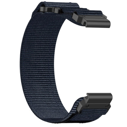 For Garmin Epix Pro 51mm 26mm Nylon Hook And Loop Fastener Watch Band(Blue) by bashfashion
