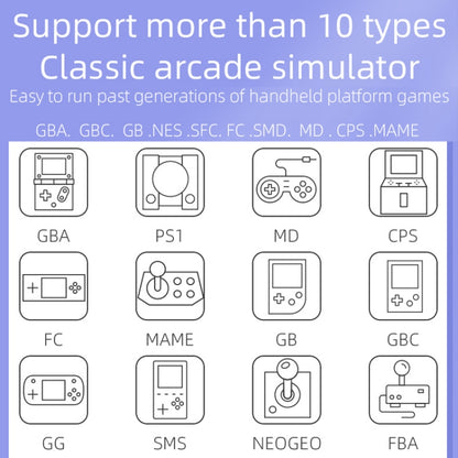 RG3000 Handheld Game Console Support Double Handle Mini Game Console(Green) by bashfashion