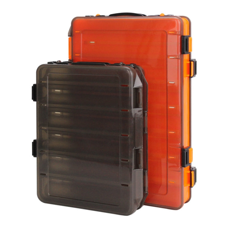 HB326 10 Grids Double Side Luya Tool Box Translucent Bait Organizer(White) by bashfashion