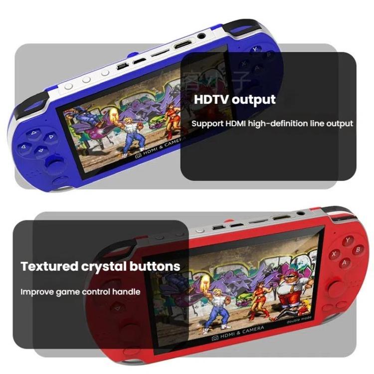 A3 4.3-Inch Handheld Game Console With Camera Supports Dual Handles/TV Output/10 Simulators Built In 8G(White) by bashfashion