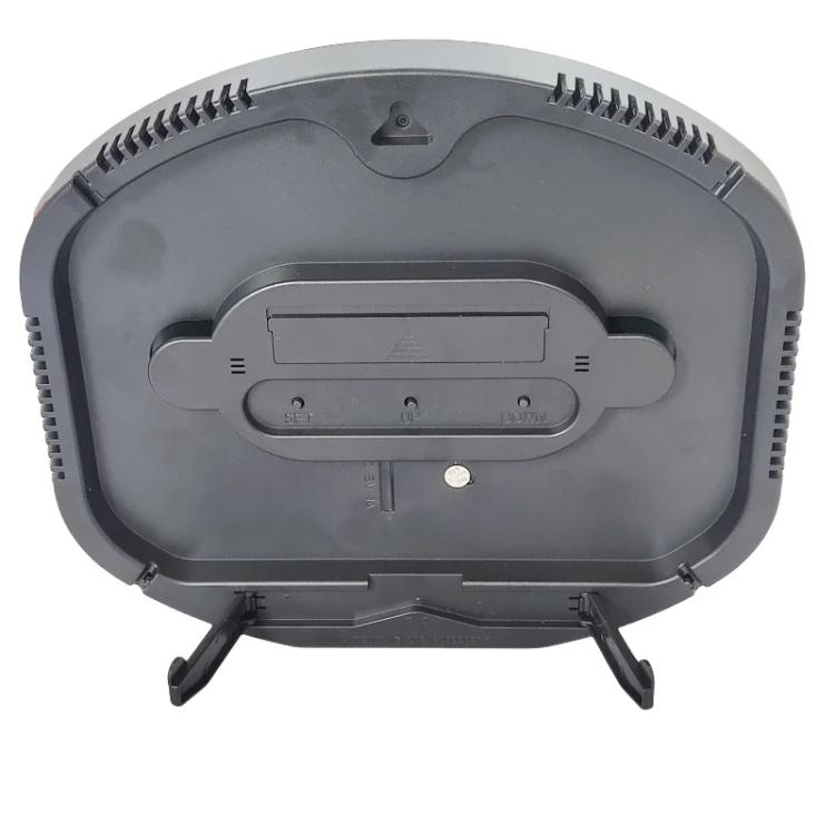 Digital Wall Clock Weather Station Forecast TEMP Humidity 2 Alarm Table Clock With Remote Control(Green+White) by bashfashion